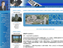 Tablet Screenshot of boniscondo.com